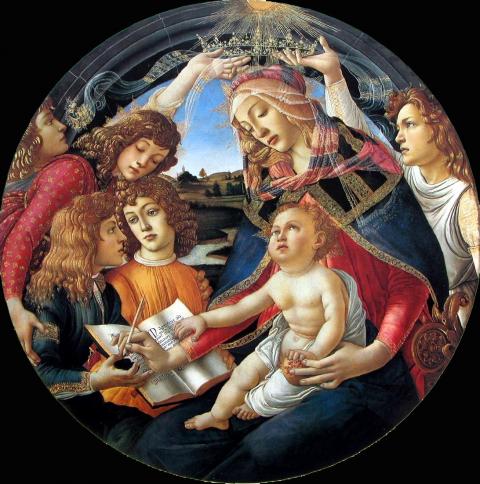 Sandro Botticelli: Magnificat Madonna 1483-85 